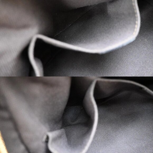 BURBERRY Logo Nova Hand Bag Check PVC Leather Brown GHW 87RF419 - Picture 15 of 16